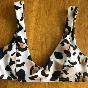 cheetah print bathing suit top